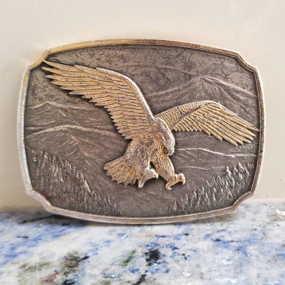 The Historic Providence Mint Accessories Eagle Belt Buckle Sterling